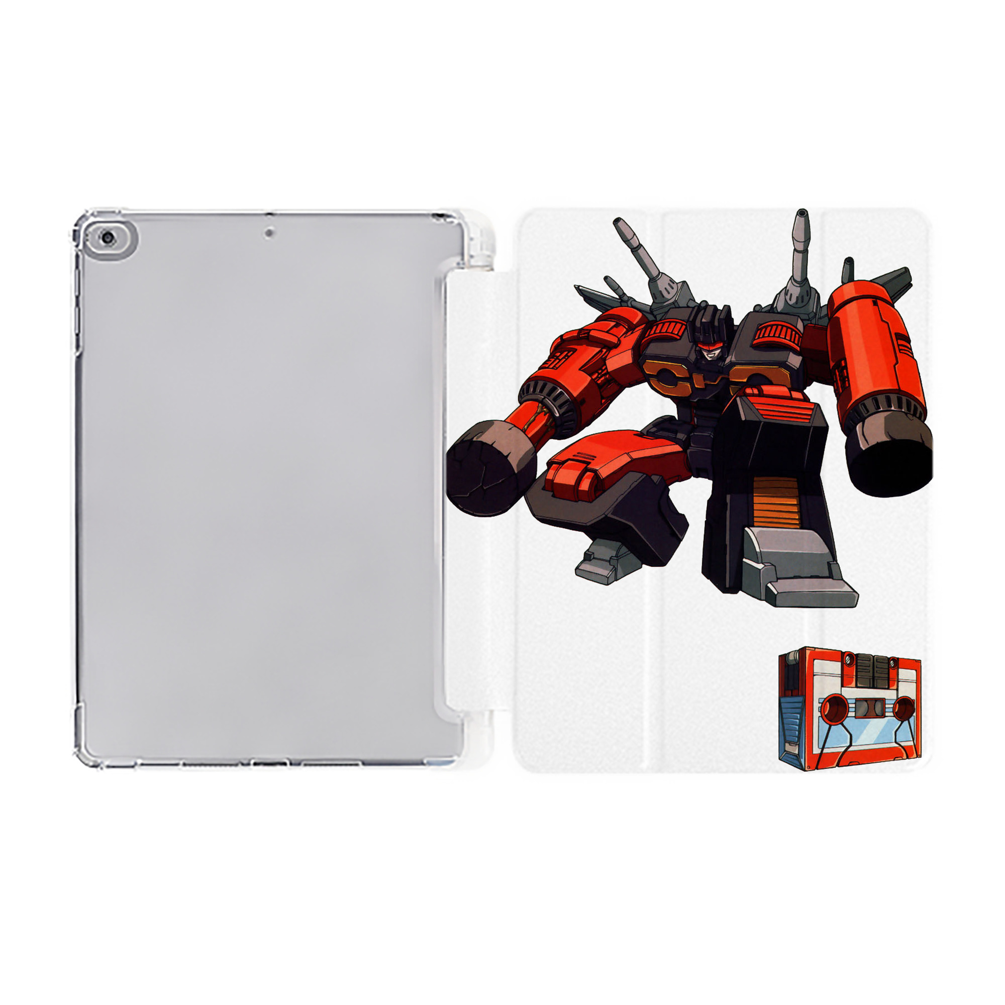 （画像用）  IPad ケース ペン収納付き 三つ折りスタンド PUレザー×シリコン 対応機種9.5/10.5/10.9インチ